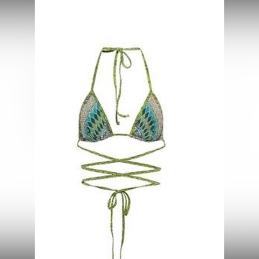Bank note swim top